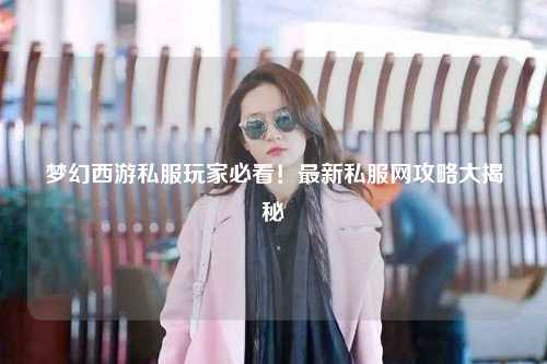 夢(mèng)幻西游私服玩家必看！最新私服網(wǎng)攻略大揭秘