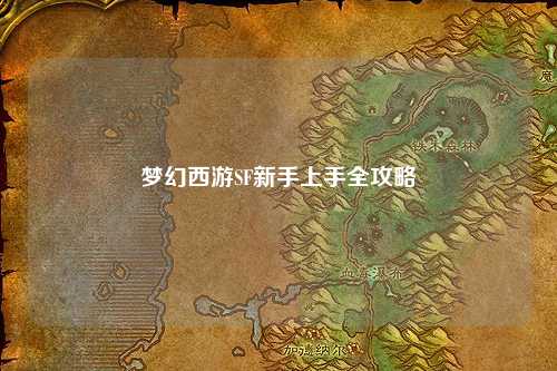 夢(mèng)幻西游SF新手上手全攻略