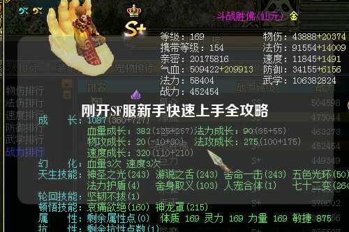 剛開(kāi)SF服新手快速上手全攻略