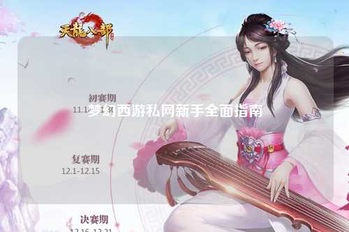 夢(mèng)幻西游私網(wǎng)新手全面指南