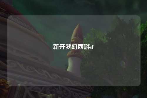 新開(kāi)夢(mèng)幻西游sf