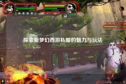 探索新夢(mèng)幻西游私服的魅力與玩法