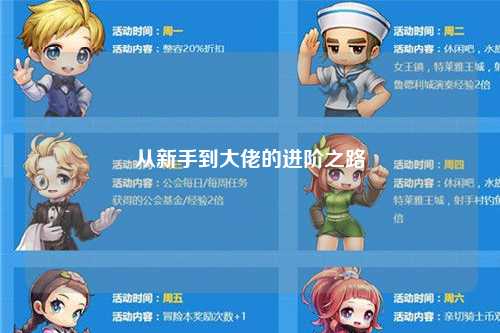 從新手到大佬的進(jìn)階之路