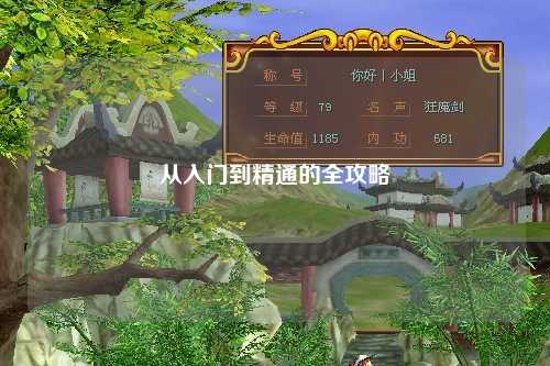 從入門(mén)到精通的全攻略