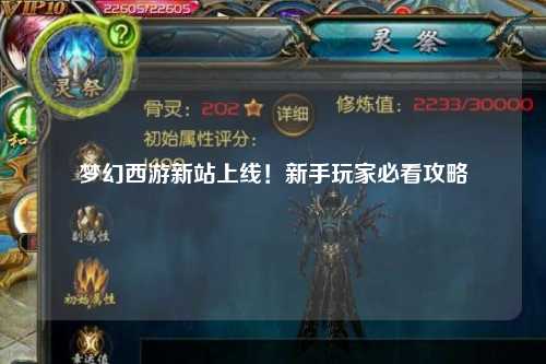 夢(mèng)幻西游新站上線(xiàn)！新手玩家必看攻略