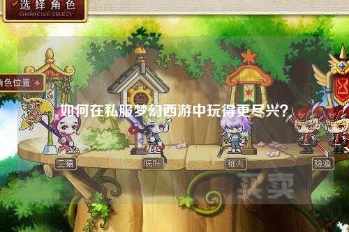 如何在私服夢(mèng)幻西游中玩得更盡興？