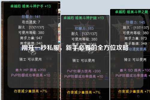 剛開(kāi)一秒私服，新手必看的全方位攻略