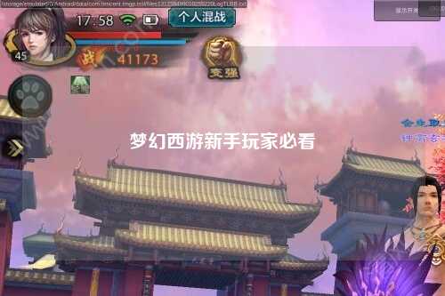 夢(mèng)幻西游新手玩家必看