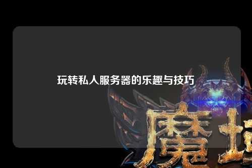 玩轉私人服務(wù)器的樂(lè )趣與技巧