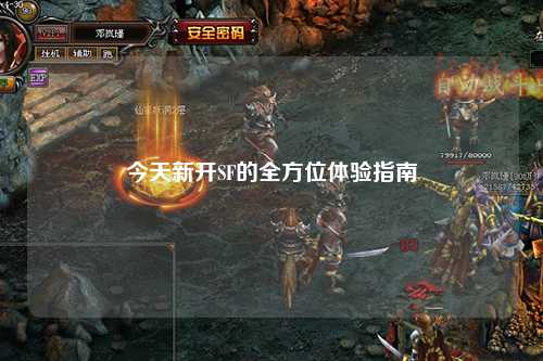 今天新開(kāi)SF的全方位體驗指南