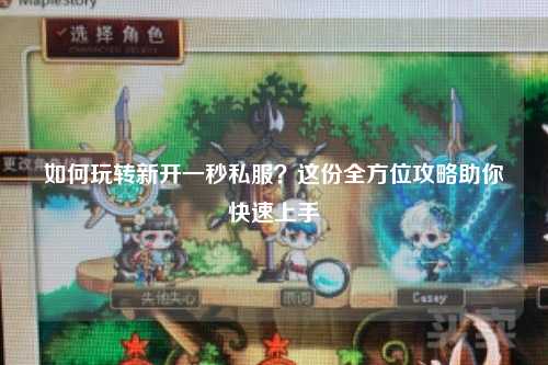 如何玩轉新開(kāi)一秒私服？這份全方位攻略助你快速上手
