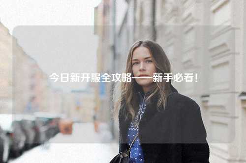 今日新開(kāi)服全攻略——新手必看！