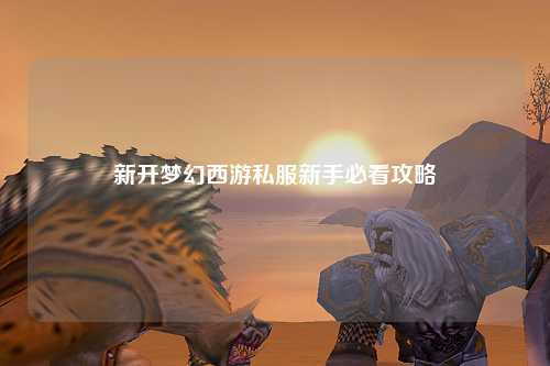 新開(kāi)夢(mèng)幻西游私服新手必看攻略