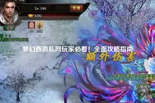 夢(mèng)幻西游私網(wǎng)玩家必看！全面攻略指南