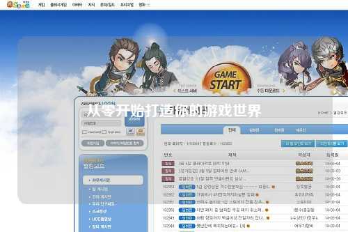 從零開(kāi)始打造你的游戲世界