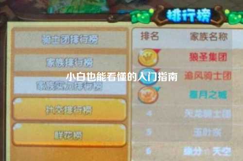 小白也能看懂的入門(mén)指南