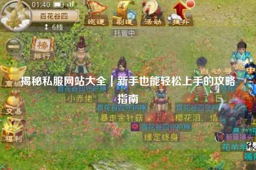 揭秘私服網(wǎng)站大全｜新手也能輕松上手的攻略指南